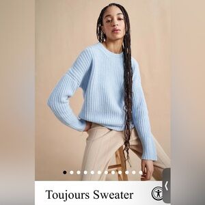 La Ligne Mini Toujour Cashmere Crewneck Sweater
